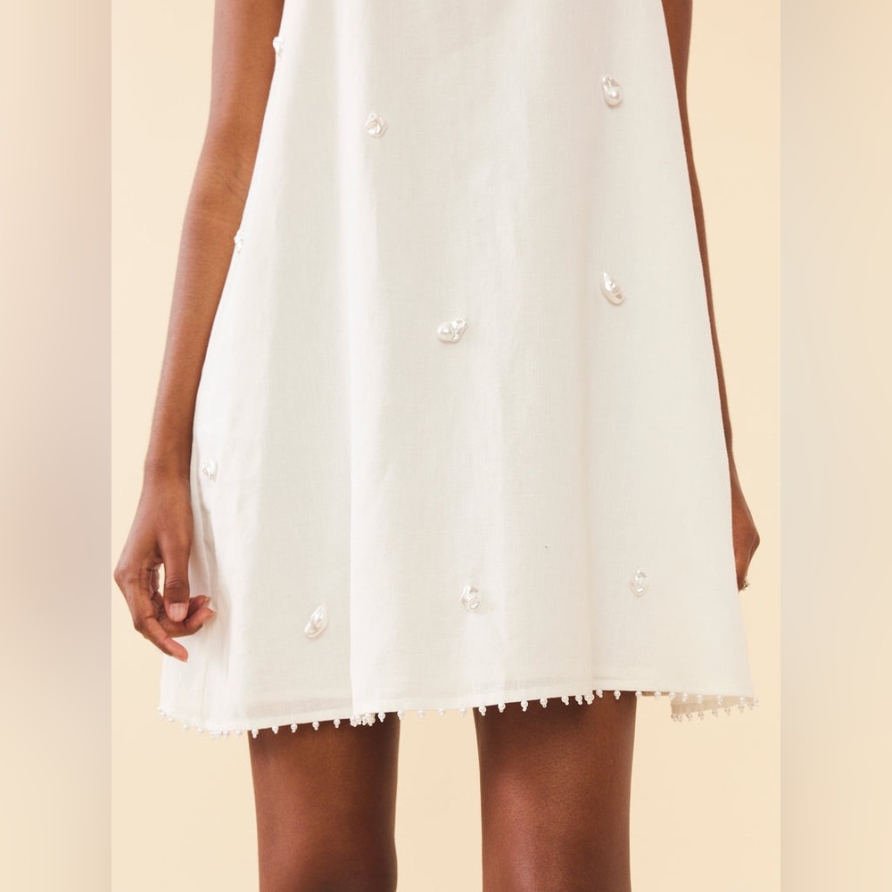 Eddy Mattie Dress in Pearly White - Picture 6 of 10
